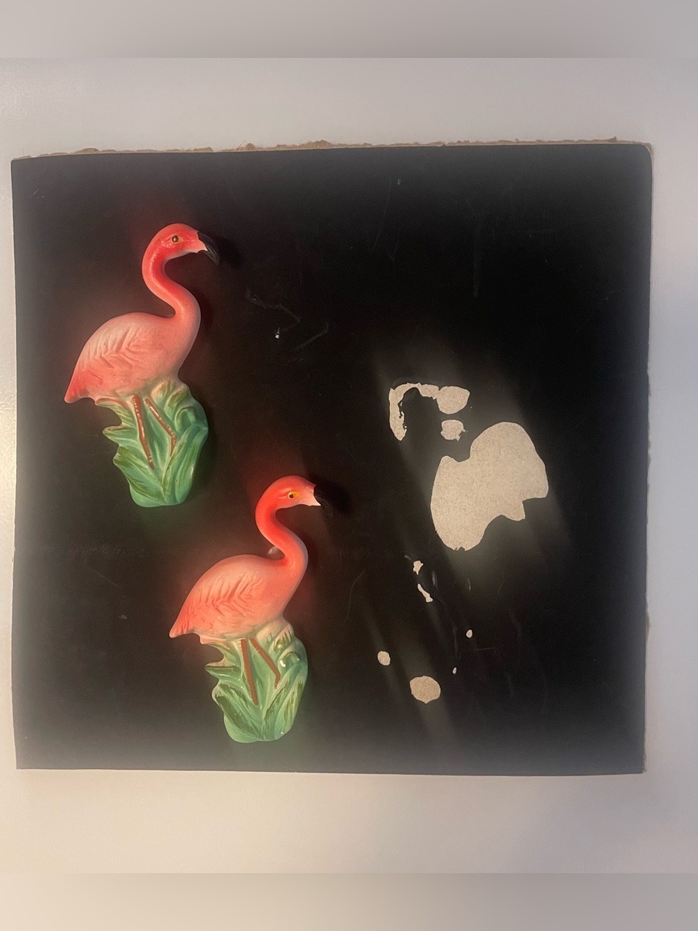 Vintage flamingo decor
